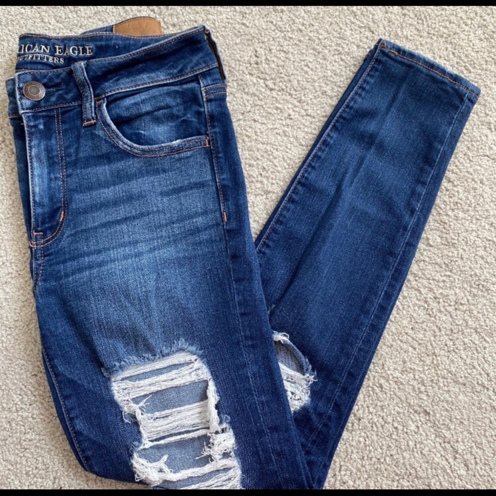 🦅 american eagle size 8 skinny jeans 🦅